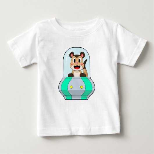T-shirt Pour Bébé Meerkat (Devant)
