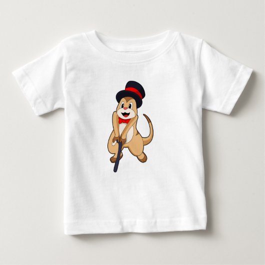 T-shirt Pour Bébé Meerkat (Devant)