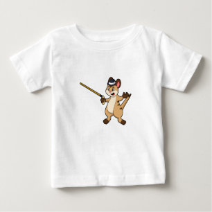 T-shirt Pour Bébé Meerkat avec Casquette et bâton de marche