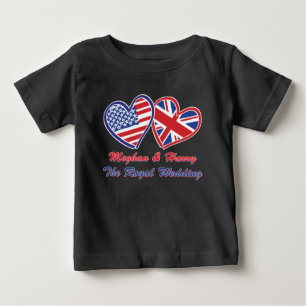 T-shirt Pour Bébé Meghan et Harry Le Mariage royal