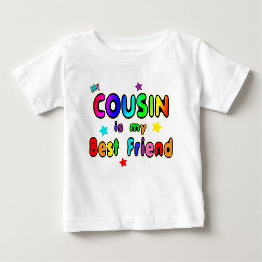 T-shirt Pour Bébé Meilleur ami de cousin (Devant)