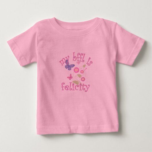 T-shirt Pour Bébé Meilleur Ami pour la vie (Devant)