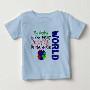 T-shirt Pour Bébé Meilleur docteur In World 2 (papa)