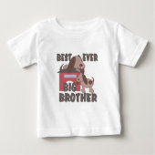 T-shirt Pour Bébé Meilleur Grand Frère (Devant)