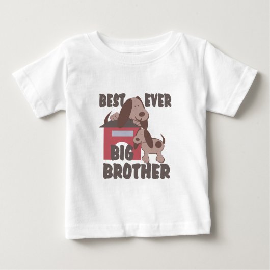 T-shirt Pour Bébé Meilleur Grand Frère (Devant)