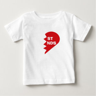 T-shirt Pour Bébé Meilleur jeu de coeurs correspondant à deux