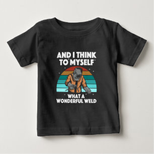 T-shirt Pour Bébé Meilleur Welding Art Men Women Arc Welder Ir