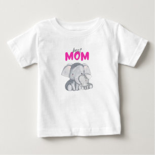 T-shirt Pour Bébé Meilleure maman Imprimé moderne blanc t-shirt bébé