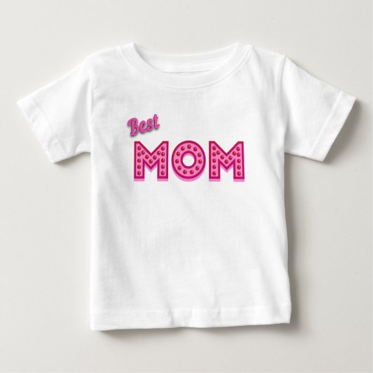 T-shirt Pour Bébé Meilleure Maman Meilleure Maman Jamais Meilleure M (Devant)