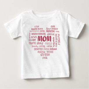 T-shirt Pour Bébé Meilleures qualités de mère et caractéristiques de