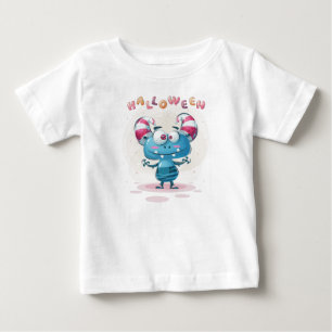 T-shirt Pour Bébé Mélange Enfant Halloween Monster Toddler Baby T-Sh