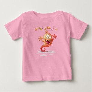 T-shirt Pour Bébé Mélange Enfant Halloween Monster Toddler Baby T-Sh