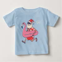 Mele Kalikimaka Père Noël Flamant rose Noël Getawa