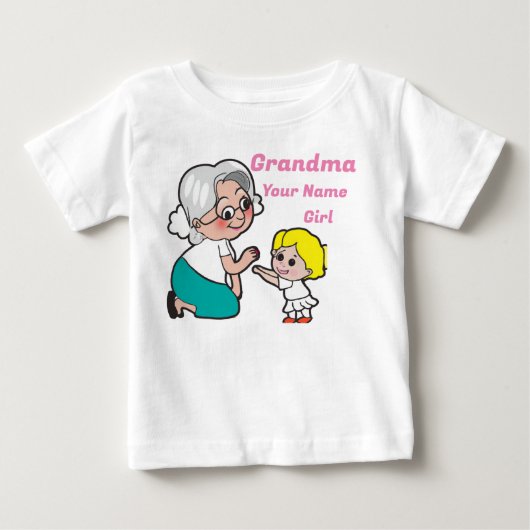 T-shirt Pour Bébé Mémé 4 (Devant)