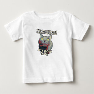 T-shirt Pour Bébé Mème de chat drôle pour les amateurs de chats et l
