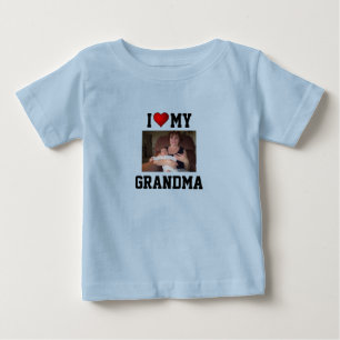 T-shirt Pour Bébé Mémé : J'AIME MA MÉMÉ