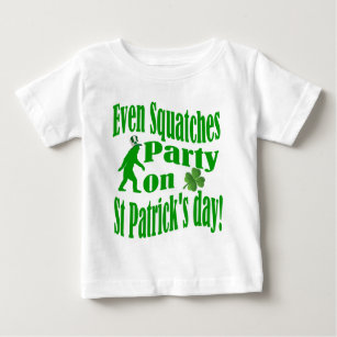T-shirt Pour Bébé Même partie de Squatches le jour de St Patrick