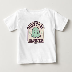 T-shirt Pour Bébé Menthe pour être hanté Bébé fantôme à la menthe mi