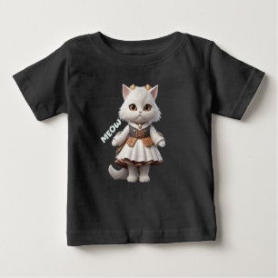 T-shirt Pour Bébé Meow