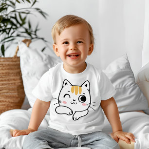 T-shirt Pour Bébé Meow