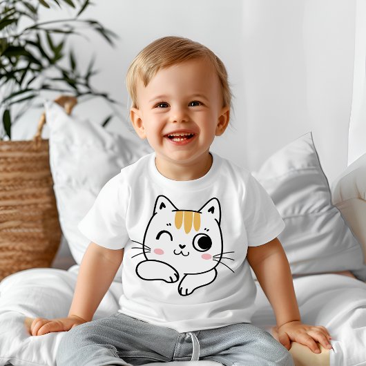 T-shirt Pour Bébé Meow