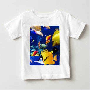 T-shirt Pour Bébé mer de poisson