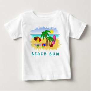 T-shirt Pour Bébé Mer sans valeur de Sun de plage et pièce en t