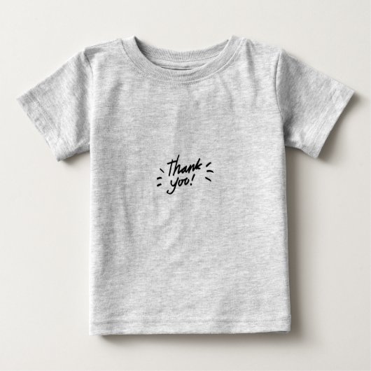 T-shirt Pour Bébé merci (Devant)