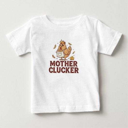 T-shirt Pour Bébé Mère Cloppeuse (Devant)