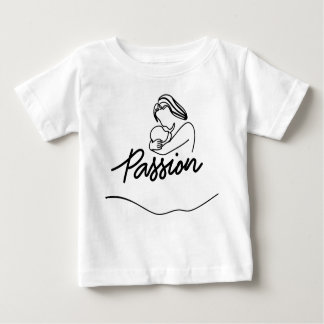 T-shirt Pour Bébé mère passion