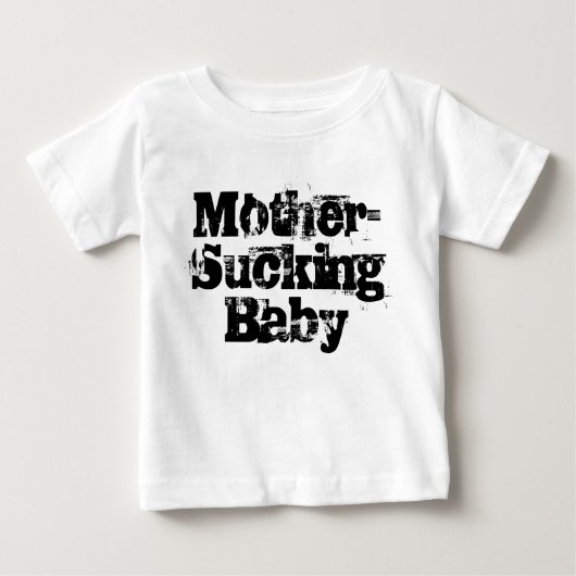 T-shirt Pour Bébé Mère-Succion du bébé (Devant)