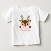 T-shirt Pour Bébé Merry christmas (Devant)