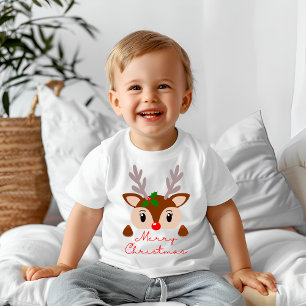 T-shirt Pour Bébé Merry christmas