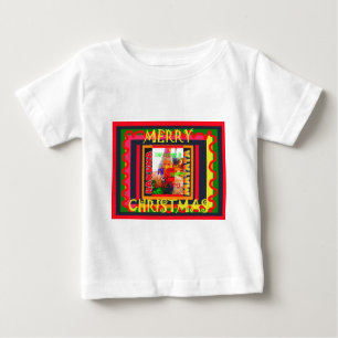 T-shirt Pour Bébé Merry Christmas The world around me is happy to ha