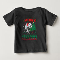 Merry Fishmas Pêche Papa Pêcheur Pêcheur Noël