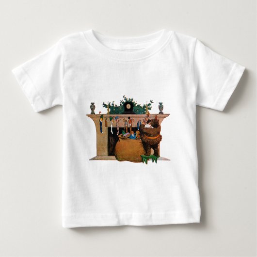 T-shirt Pour Bébé Merry Old Christmas Elf, Jessie Willcox Smith (Devant)