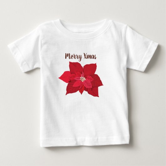 T-shirt Pour Bébé Merry Xmas Shirt (Devant)