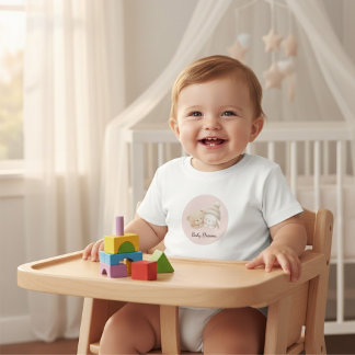 T-shirt Pour Bébé MerryMist Baby Dreams: Winter Blush – Nurserie Éth