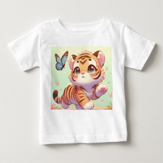 T-shirt Pour Bébé Merveilleuse dans les yeux d'un chaton (Devant)