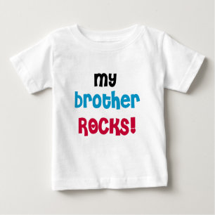 T-shirt Pour Bébé Mes roches de frère