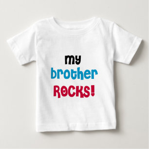 T-shirt Pour Bébé Mes roches de frère