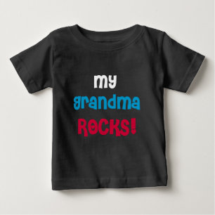 T-shirt Pour Bébé Mes roches de grand-maman
