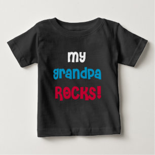 T-shirt Pour Bébé Mes roches de grand-papa