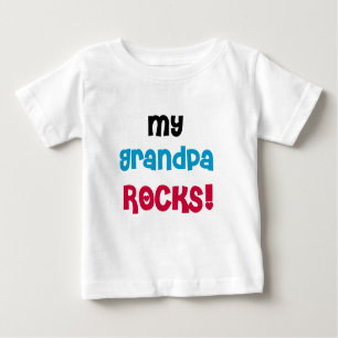T-shirt Pour Bébé Mes roches de grand-papa