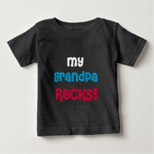 T-shirt Pour Bébé Mes roches de grand-papa