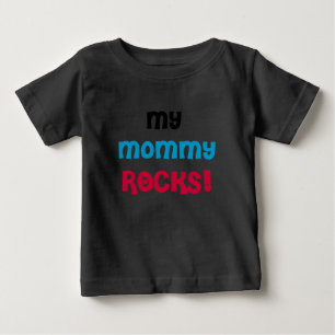 T-shirt Pour Bébé Mes roches de maman