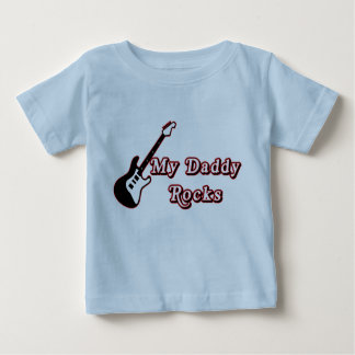 T-shirt Pour Bébé Mes roches de papa (2)