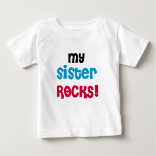 T-shirt Pour Bébé Mes roches de soeur