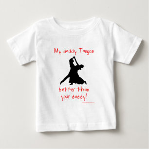 T-shirt Pour Bébé Mes tangos de papa