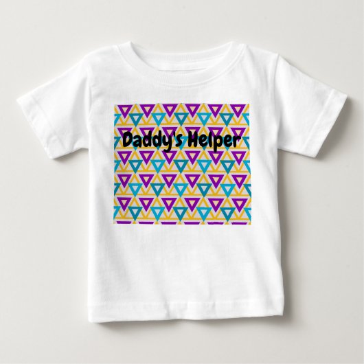 T-shirt Pour Bébé Mesh triangle Bauhaus (Devant)